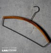 画像1: SALE【20%OFF】U.S.A. antique Advertising Hanger アメリカアンティーク アドバタイジング 広告入 木製ハンガー ヴィンテージ 1930-60's (1)