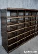 画像1: FRANCE antique INDUSTRIAL LA POSTE フランスアンティーク インダストリアル 郵便局 仕分け棚 キャビネット ヴィンテージ 1967's (1)