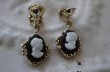 画像2: U.S.A. antique Earrings  アメリカアンティーク コスチュームジュエリー ヴィンテージ イヤリング 1960－80's  (2)