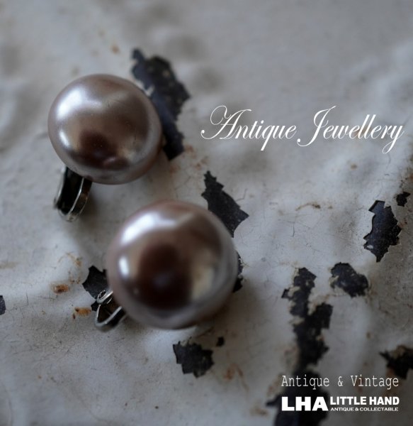 画像1: SALE【20%OFF】U.S.A. antique Earrings  アメリカアンティーク コスチュームジュエリー ヴィンテージ イヤリング 1960－80's  (1)