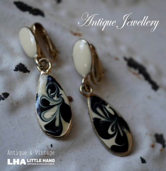 画像1: U.S.A. antique Earrings  アメリカアンティーク コスチュームジュエリー ヴィンテージ イヤリング 1960－80's  (1)