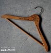 画像1: U.S.A. antique Advertising Hanger アメリカアンティーク アドバタイジング 広告入 木製ハンガー ヴィンテージ 1930-60's (1)