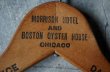 画像3: U.S.A. antique Advertising Hanger アメリカアンティーク アドバタイジング 広告入 木製ハンガー ヴィンテージ 1930-60's (3)