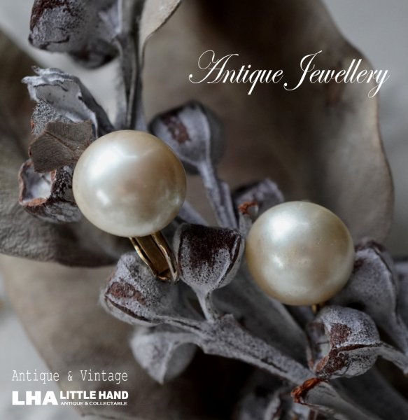 画像1: U.S.A. antique MARVELLA Earrings  アメリカアンティーク コスチュームジュエリー ヴィンテージ イヤリング 1960－80's  (1)