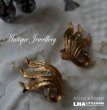 画像1: U.S.A. antique Judy Lee Earrings  アメリカアンティーク コスチュームジュエリー ヴィンテージ イヤリング 1950-60's  (1)