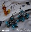 画像1: SALE【20%OFF】U.S.A. vintage  Earrings  2pcs アメリカヴィンテージ コスチュームジュエリー ピアス  2個セット イヤリング 1970-90's  (1)