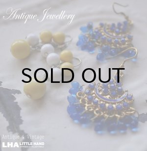 画像: SALE【20%OFF】U.S.A. vintage  Earrings  2pcs アメリカヴィンテージ コスチュームジュエリー ピアス  2個セット イヤリング 1970-90's 