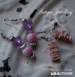 画像1: U.S.A. vintage  Earrings  2pcs アメリカヴィンテージ コスチュームジュエリー ピアス  2個セット イヤリング 1970-90's 