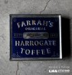 画像2: ENGLAND antique FARRAH'S HARROGATE TOFFEE TIN イギリスアンティーク  ティン缶 お菓子缶 ブリキ缶 ヴィンテージ 缶 1950-60's (2)