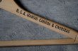 画像6: U.S.A. antique Advertising Hanger アメリカアンティーク アドバタイジング 広告入 木製ハンガー ヴィンテージ 1940-70's (6)