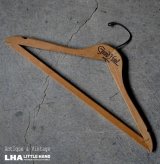 画像: U.S.A. antique Advertising Hanger アメリカアンティーク アドバタイジング 広告入 木製ハンガー ヴィンテージ 1940-70's