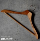 画像: U.S.A. antique Advertising Hanger アメリカアンティーク アドバタイジング 広告入 木製ハンガー ヴィンテージ 1940-70's