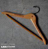 画像: U.S.A. antique Advertising Hanger アメリカアンティーク アドバタイジング 広告入 木製ハンガー ヴィンテージ 1940-70's