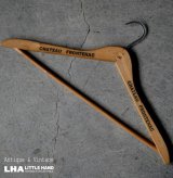 画像: U.S.A. antique Advertising Hanger アメリカアンティーク アドバタイジング 広告入 木製ハンガー ヴィンテージ 1940-70's