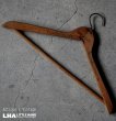 画像1: U.S.A. antique Advertising Hanger アメリカアンティーク アドバタイジング 広告入 木製ハンガー ヴィンテージ 1930-60's (1)