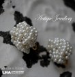 画像1: U.S.A. antique MARVELLA Earrings  アメリカアンティーク コスチュームジュエリー ヴィンテージ イヤリング 1960－80's 