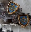 画像1: U.S.A. antique KRAMER Earrings  アメリカアンティーク コスチュームジュエリー ヴィンテージ イヤリング 1960－80's  (1)