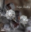 画像1: U.S.A. antique SWAROVSKI Earrings  アメリカアンティーク トリファリ コスチュームジュエリー ヴィンテージ イヤリング 1960－80's  (1)