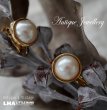 画像1: U.S.A. antique DAUPLAISE Earrings  アメリカアンティーク コスチュームジュエリー ヴィンテージ イヤリング 1960－80's  (1)