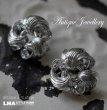 画像1: U.S.A. antique LISNER Earrings  アメリカアンティーク コスチュームジュエリー ヴィンテージ イヤリング 1960－80's  (1)