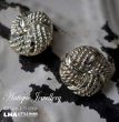画像1: U.S.A. antique LISNER Earrings  アメリカアンティーク コスチュームジュエリー ヴィンテージ イヤリング 1960－80's  (1)
