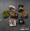 画像1: FRANCE antique PINS Pin Badge 7pcs フランスアンティーク ピンズ ピンバッジ 7個 ヴィンテージ 1980-90's (1)