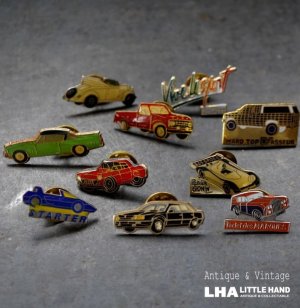 画像: FRANCE antique PINS Pin Badge 10pcs フランスアンティーク ピンズ ピンバッジ 10個 CAR 車 自動車 ヴィンテージ 1980-90's