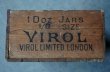 画像12: 【RARE】ENGLAND antique VIROL BOX イギリスアンティーク 木製 ウッドボックス 木箱 1910-30's   (12)