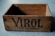 画像4: 【RARE】ENGLAND antique VIROL BOX イギリスアンティーク 木製 ウッドボックス 木箱 1910-30's   (4)