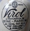 画像2: 【RARE】 ENGLAND antique VIROL POTTERY (L) BONE IN HAND イギリスアンティーク ヴィロール・ヴァイロール 【骨にぎり(Lサイズ)】 陶器ポット  陶器ボトル 陶器ジャー 1860-80's (2)
