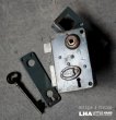 画像3: ENGLAND antique DOOR ROCK with KEY Latchback イギリスアンティーク ドアロック ラッチバック ドアプレート 錠 カギ 1920-40's ドアノブ  (3)
