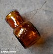 画像2: ENGLAND antique BOVRIL 2oz イギリスアンティーク ボブリル ガラスボトル アンバーガラスボトル 瓶 1900-20's (2)