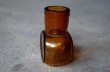画像5: ENGLAND antique BOVRIL 2oz イギリスアンティーク ボブリル ガラスボトル アンバーガラスボトル 瓶 1900-20's (5)