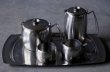 画像2: ENGLAND antique OLD HALL Connaught 5set イギリスアンティーク オールドホール 5点セット ティーポット 2pt & コーヒーポット 2pt ＆ミルクジャグ＆シューガーポット トレー トレイ ヴィンテージ1950-60's (2)