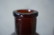 画像12: ENGLAND antique BOVRIL 2oz/1oz イギリスアンティーク ボブリル ガラスボトル 2個セット アンバーガラスボトル 瓶 1900-10's (12)