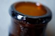 画像11: ENGLAND antique BOVRIL 2oz/4oz イギリスアンティーク ボブリル ガラスボトル 2個セット アンバーガラスボトル 瓶 1920-30's (11)