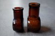 画像7: ENGLAND antique BOVRIL 2oz/1oz イギリスアンティーク ボブリル ガラスボトル 2個セット アンバーガラスボトル 瓶 1900-10's (7)