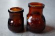 画像6: ENGLAND antique BOVRIL 2oz/4oz イギリスアンティーク ボブリル ガラスボトル 2個セット アンバーガラスボトル 瓶 1920-30's (6)