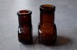 画像5: ENGLAND antique BOVRIL 2oz/1oz イギリスアンティーク ボブリル ガラスボトル 2個セット アンバーガラスボトル 瓶 1900-10's (5)