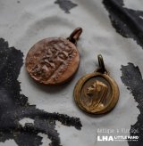 画像: FRANCE antique MEDAILLE 2pcs フランスアンティーク メダイユ 2個セット ロザリオ  1930-50's