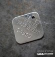 画像1: U.S.A. antique Dog Tag アメリカアンティーク ヴィンテージ ドッグタグ 1983's ロゴ入 ナンバープレート ナンバータグ タグ