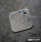 画像: U.S.A. antique Dog Tag アメリカアンティーク ヴィンテージ ドッグタグ 1983's ロゴ入 ナンバープレート ナンバータグ タグ