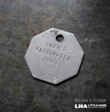 画像: U.S.A. antique Dog Tag アメリカアンティーク ヴィンテージ ドッグタグ 1990's ロゴ入 ナンバープレート ナンバータグ タグ