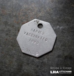 画像: U.S.A. antique Dog Tag アメリカアンティーク ヴィンテージ ドッグタグ 1990's ロゴ入 ナンバープレート ナンバータグ タグ