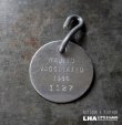 画像2: U.S.A. antique Dog Tag アメリカアンティーク ヴィンテージ ドッグタグ 1986's ロゴ入 ナンバープレート ナンバータグ タグ