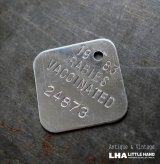 画像: U.S.A. antique Dog Tag アメリカアンティーク ヴィンテージ ドッグタグ 1983's ロゴ入 ナンバープレート ナンバータグ タグ