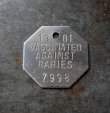 画像2: U.S.A. antique Dog Tag アメリカアンティーク ヴィンテージ ドッグタグ 1981's ロゴ入 ナンバープレート ナンバータグ タグ