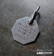 画像1: U.S.A. antique Dog Tag アメリカアンティーク ヴィンテージ ドッグタグ 1989's ロゴ入 ナンバープレート ナンバータグ タグ