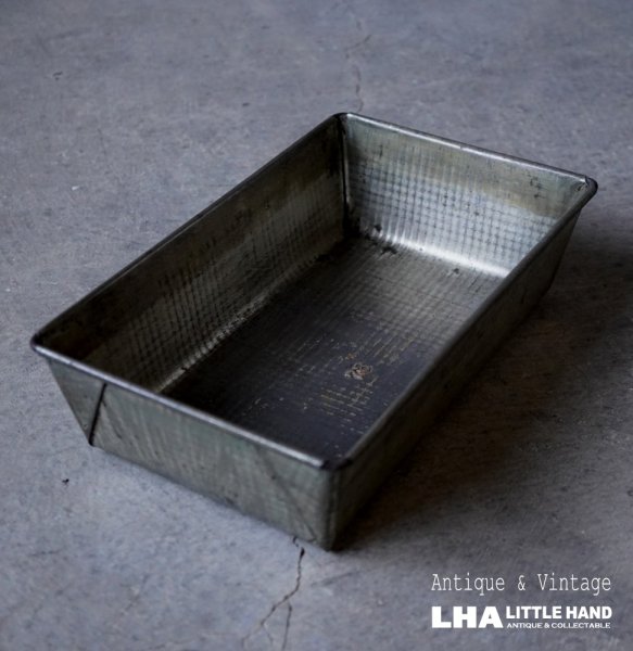 画像1: U.S.A. antique BAKING TIN アメリカアンティーク ブレッドティン ベーキングティン モールド  1940-50's  (1)