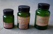 画像5: ENGLAND antique GLASS BOTTLES 3pcs イギリスアンティーク ラベル・キャップ付き ガラスボトル 3個セット ガラス瓶 1930-50's (5)